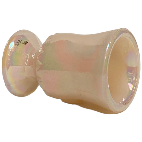 Boyd Glass Hopalong Cassidy 1999 Rosie Pink Carnival COA #719 Toothpick Holder - Picture 4 of 14